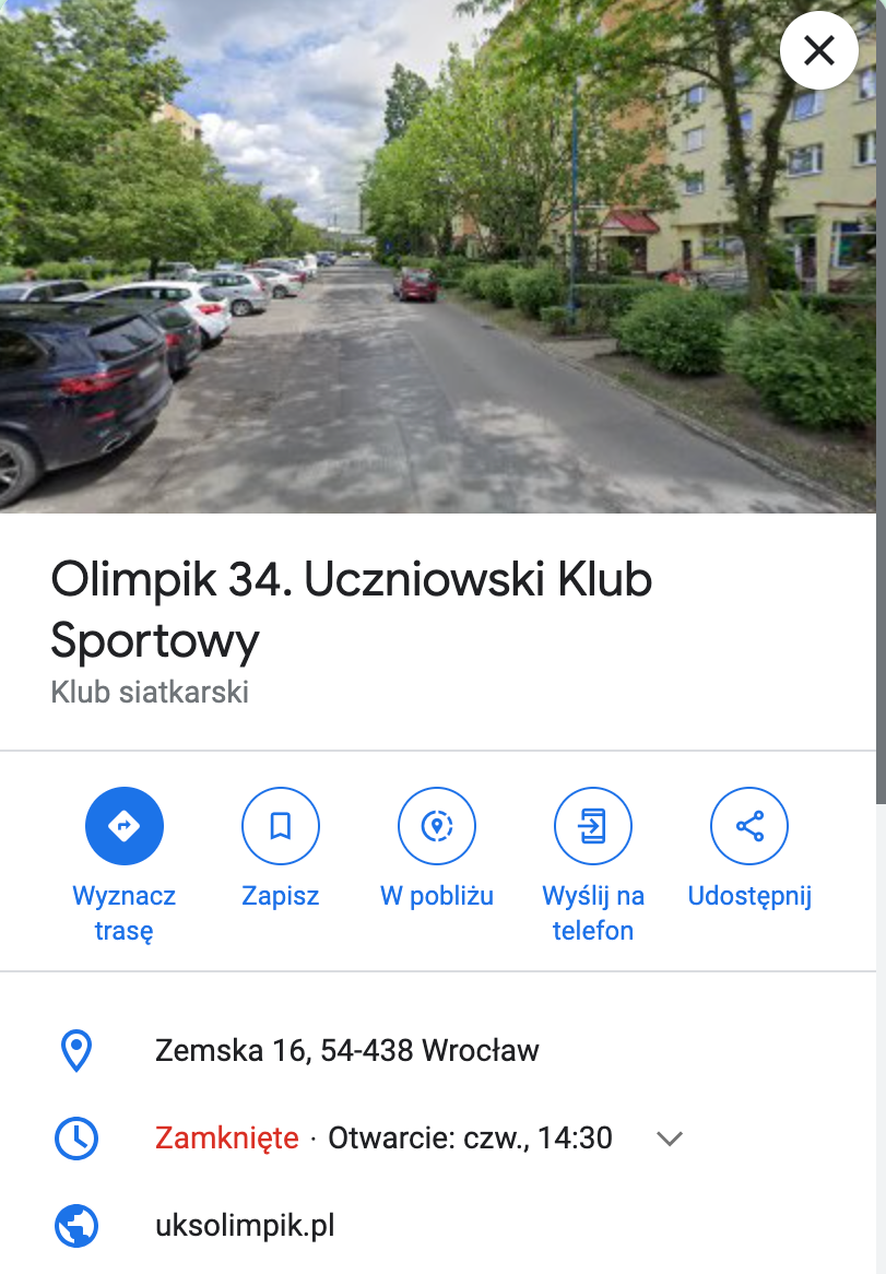 #19: Zadbaj o wizytówkę klubu sportowego na Mapach Google
