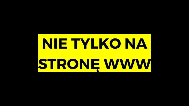 Nie tylko na stronę WWW